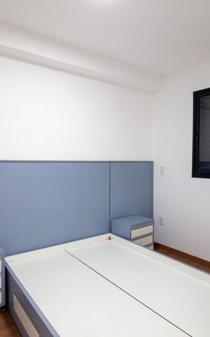 Studio para alugar com 49m², 1 quarto e 1 vaga Studio para alugar com 49m², 1 quarto e 1 vagaQuarto