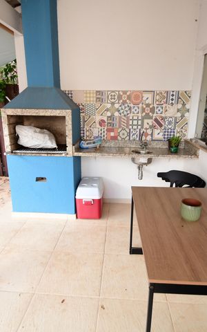 Casa de condomínio para alugar com 340m², 3 quartos e 4 vagasChurrasqueira