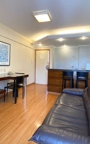 Apartamento para alugar com 42m², 1 quarto e sem vaga
