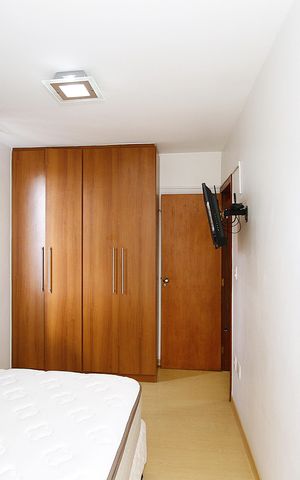 Apartamento para alugar com 85m², 2 quartos e 2 vagasQuarto 2 - Suíte