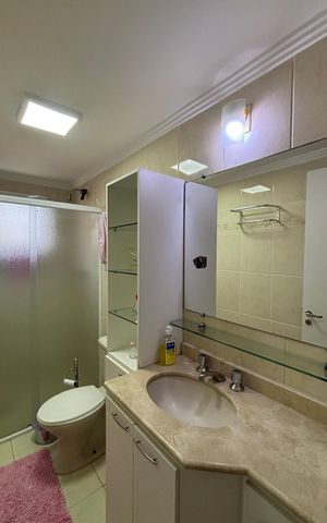 Apartamento à venda com 104m², 2 quartos e 3 vagas Apartamento à venda com 104m², 2 quartos e 3 vagasBanheiro