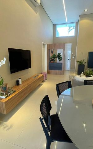 Casa de condomínio à venda com 205m², 3 quartos e 4 vagasSala