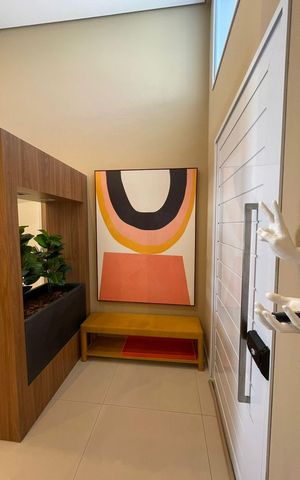 Casa de condomínio à venda com 205m², 3 quartos e 4 vagasSala