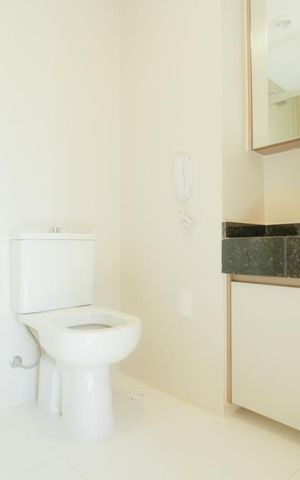 Studio à venda com 26m², 1 quarto e sem vaga Studio à venda com 26m², 1 quarto e sem vagaBanheiro