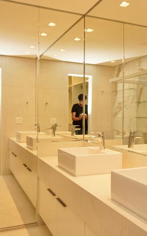 Apartamento para alugar com 155m², 4 quartos e 4 vagasBanheiro da Suíte 1