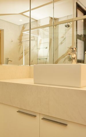 Apartamento para alugar com 155m², 4 quartos e 4 vagasBanheiro da Suíte 1