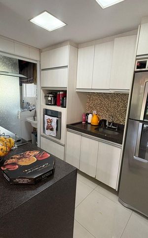 Apartamento à venda com 92m², 3 quartos e 2 vagas Apartamento à venda com 92m², 3 quartos e 2 vagasCozinha