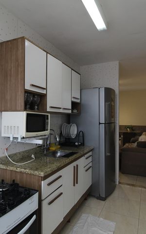 Apartamento à venda com 50m², 2 quartos e 1 vagaCozinha e Área de Serviço