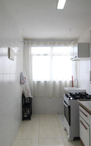Apartamento à venda com 50m², 2 quartos e 1 vagaCozinha e Área de Serviço