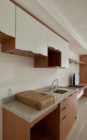Studio para alugar com 33m², 1 quarto e sem vaga Studio para alugar com 33m², 1 quarto e sem vagaCozinha