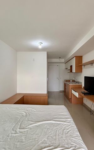 Studio para alugar com 33m², 1 quarto e sem vaga Studio para alugar com 33m², 1 quarto e sem vagaQuarto