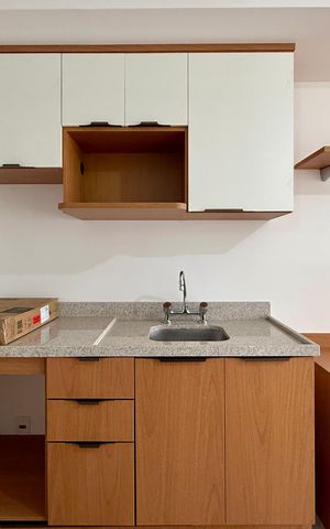 Studio para alugar com 33m², 1 quarto e sem vaga Studio para alugar com 33m², 1 quarto e sem vagaCozinha