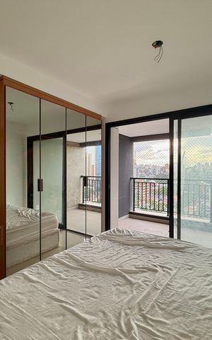 Studio para alugar com 33m², 1 quarto e sem vaga Studio para alugar com 33m², 1 quarto e sem vagaQuarto