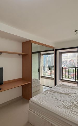 Studio para alugar com 33m², 1 quarto e sem vaga Studio para alugar com 33m², 1 quarto e sem vagaQuarto