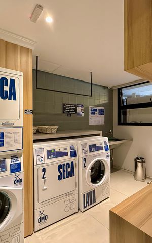 Studio para alugar com 33m², 1 quarto e sem vaga Studio para alugar com 33m², 1 quarto e sem vagaLavanderia