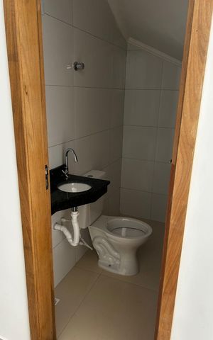 Casa de condomínio para alugar com 106m², 2 quartos e 1 vaga Casa de condomínio para alugar com 106m², 2 quartos e 1 vagaBanheiro