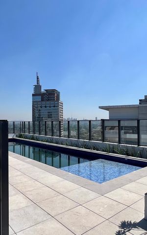 Studio para alugar com 27m², 1 quarto e sem vaga Studio para alugar com 27m², 1 quarto e sem vagaPiscina