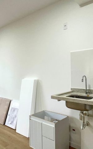 Studio para alugar com 27m², 1 quarto e sem vaga Studio para alugar com 27m², 1 quarto e sem vagaCozinha