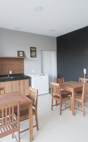 Apartamento à venda com 34m², 2 quartos e sem vagaSalão de Festas