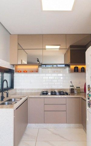Casa de condomínio para alugar com 263m², 4 quartos e 4 vagasCozinha