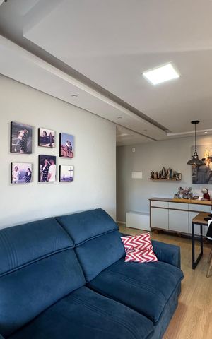 Apartamento à venda com 50m², 2 quartos e 1 vaga Apartamento à venda com 50m², 2 quartos e 1 vagaSala