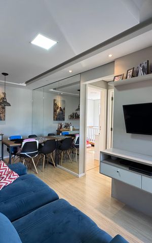 Apartamento à venda com 50m², 2 quartos e 1 vaga Apartamento à venda com 50m², 2 quartos e 1 vagaSala