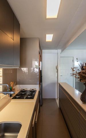 Apartamento à venda com 74m², 2 quartos e 1 vagaCozinha e Área de Serviço