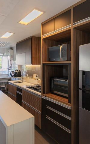 Apartamento à venda com 74m², 2 quartos e 1 vagaCozinha e Área de Serviço