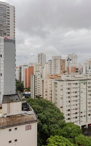Studio para alugar com 26m², 1 quarto e sem vaga Studio para alugar com 26m², 1 quarto e sem vagaVista da Varanda