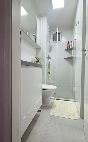 Apartamento à venda com 63m², 3 quartos e 1 vaga Apartamento à venda com 63m², 3 quartos e 1 vagaBanheiro
