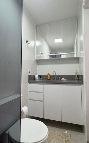 Apartamento à venda com 63m², 3 quartos e 1 vaga Apartamento à venda com 63m², 3 quartos e 1 vagaBanheiro