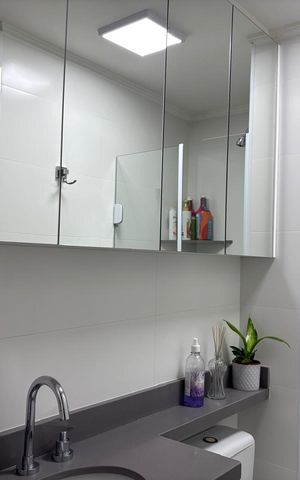 Apartamento à venda com 63m², 3 quartos e 1 vaga Apartamento à venda com 63m², 3 quartos e 1 vagaBanheiro