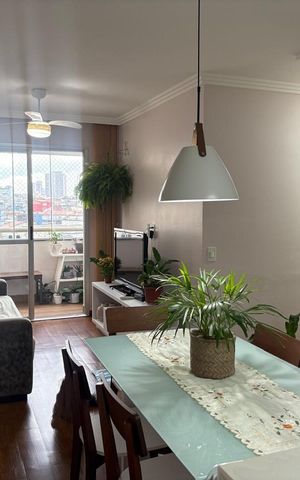 Apartamento à venda com 63m², 3 quartos e 1 vaga Apartamento à venda com 63m², 3 quartos e 1 vagaSala