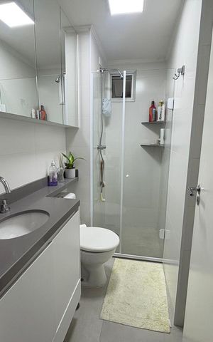 Apartamento à venda com 63m², 3 quartos e 1 vaga Apartamento à venda com 63m², 3 quartos e 1 vagaBanheiro