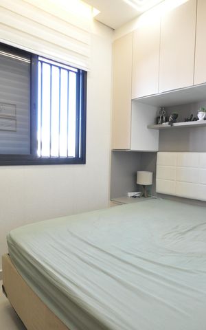 Apartamento à venda com 35m², 2 quartos e 1 vagaQuarto 1