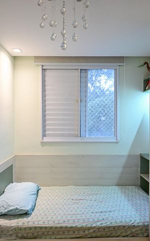 Apartamento à venda com 64m², 3 quartos e 2 vagasQuarto 1