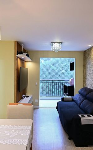 Apartamento à venda com 64m², 3 quartos e 2 vagasSala