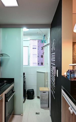 Apartamento à venda com 64m², 3 quartos e 2 vagasCozinha