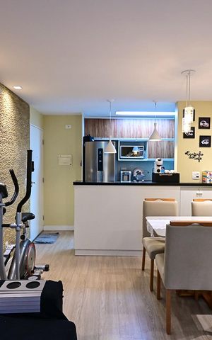 Apartamento à venda com 64m², 3 quartos e 2 vagasSala de Jantar