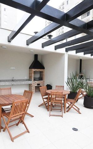Apartamento à venda com 64m², 3 quartos e 2 vagasChurrasqueira
