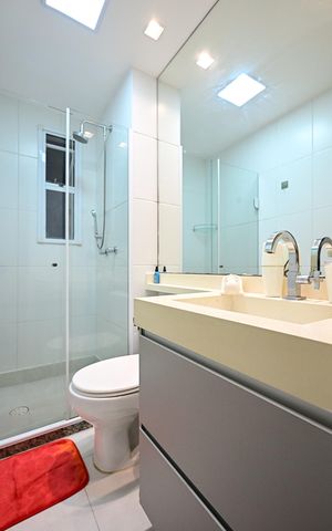 Apartamento à venda com 64m², 3 quartos e 2 vagasBanheiro