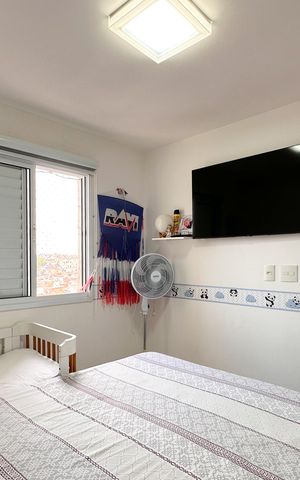 Apartamento à venda com 52m², 1 quarto e 1 vagaQuarto
