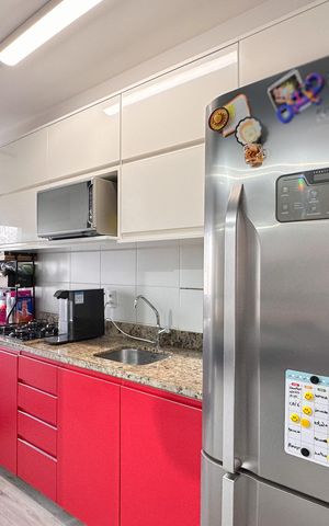 Apartamento à venda com 52m², 1 quarto e 1 vagaCozinha