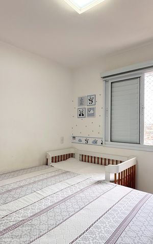 Apartamento à venda com 52m², 1 quarto e 1 vagaQuarto 