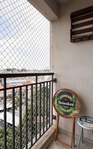 Apartamento à venda com 52m², 1 quarto e 1 vagaSacada