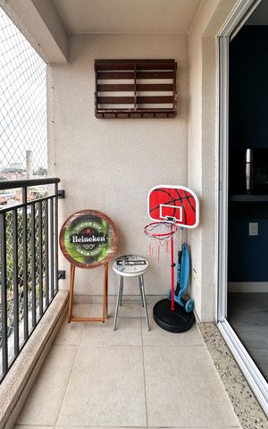 Apartamento à venda com 52m², 1 quarto e 1 vagaSacada