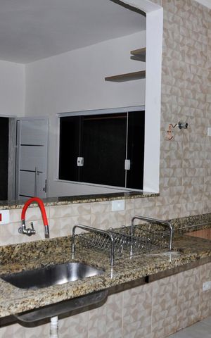 Casa à venda com 120m², 2 quartos e 2 vagas Casa à venda com 120m², 2 quartos e 2 vagasDetalhe - Cozinha Americana