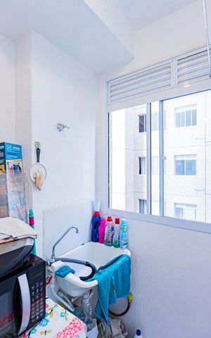 Apartamento à venda com 42m², 2 quartos e sem vaga Apartamento à venda com 42m², 2 quartos e sem vagaCozinha e Área de Serviço