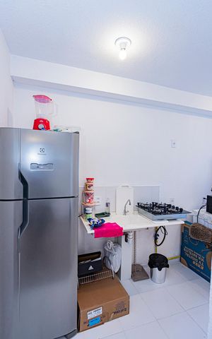 Apartamento à venda com 42m², 2 quartos e sem vaga Apartamento à venda com 42m², 2 quartos e sem vagaCozinha e Área de Serviço