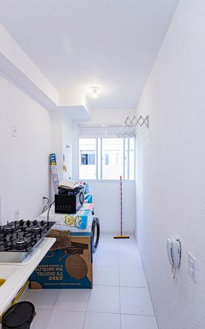Apartamento à venda com 42m², 2 quartos e sem vaga Apartamento à venda com 42m², 2 quartos e sem vagaCozinha e Área de Serviço